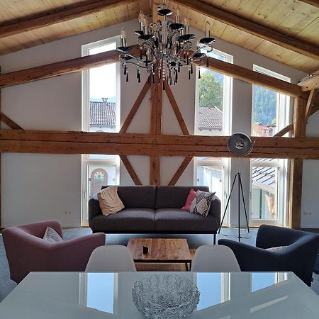 Neu! Ferienwohnungen Im Lueftlmalereck, Hennalahaus Oberammergau Kültér fotó