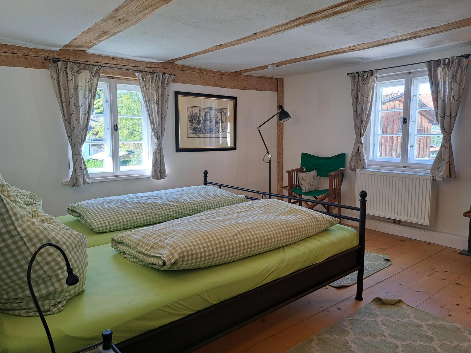 Neu! Ferienwohnungen Im Lueftlmalereck, Hennalahaus Oberammergau Kültér fotó
